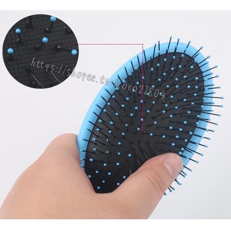 現貨⭐按摩氣囊梳⭐髮梳 梳子 氣墊梳 按摩梳 按摩氣墊梳 頭皮按摩氣囊梳 復古梳 隨身梳子 防靜電 可可本舖-細節圖3
