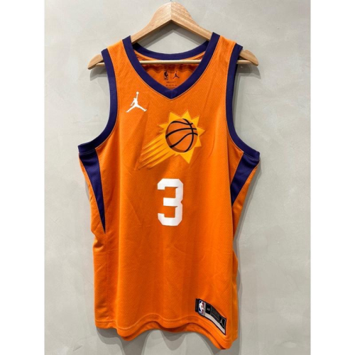 #3 Chris Paul 太陽 飛人 Jordan 橘 球衣 Suns 宣告 保羅 Booker Durant KD