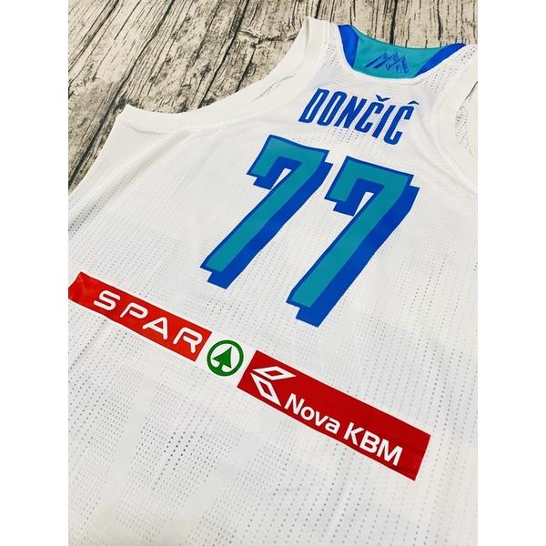 #77 Luka Doncic 奧運 Slovenia 斯洛維尼亞 世界盃 球員版 R30 AU 球衣 Adidas-細節圖4