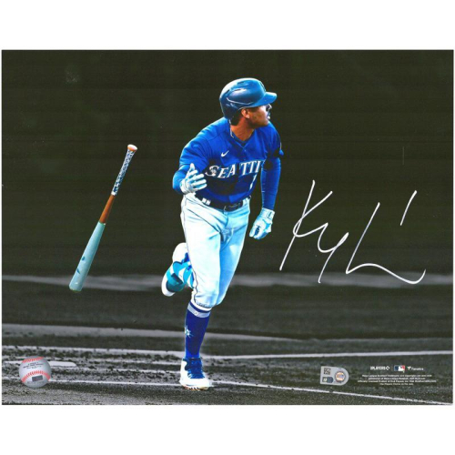 #1 Kyle Lewis 西雅圖 水手 Mariners 親簽 照片 海報 新人王 Ichiro 鈴木一朗 MLB