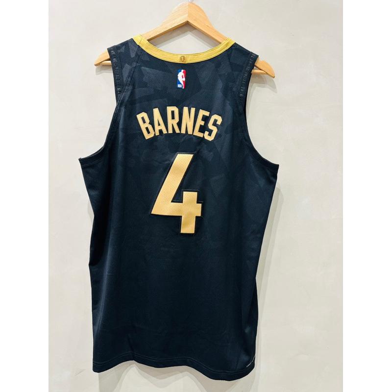 #4 Scottie Barnes 暴龍 City Edition 城市 球員版 黑 Nike AU 球衣-細節圖2