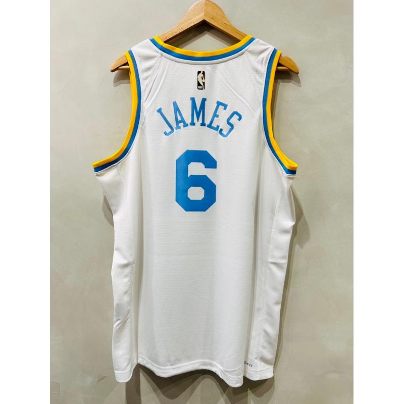 #6 Lebron James 湖人 復古 白 Nike 球衣 詹皇 小皇帝 詹姆斯 Classic-細節圖2