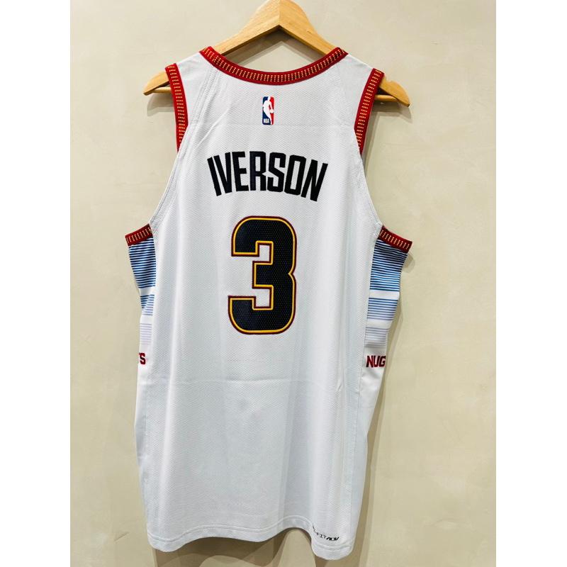 #3 Iverson 金塊 City Edition Nike 球員版 AU 城市 贊助標 Jokic 戰神 小丑-細節圖2