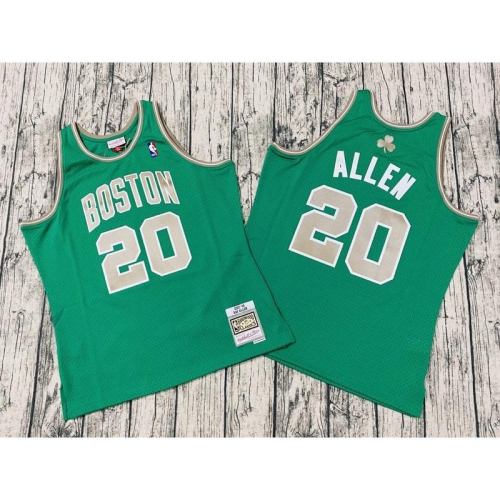 #20 Ray Allen 塞爾提克 Celtics 聖派 復古 綠 M&amp;N 艾倫 雷槍 球衣