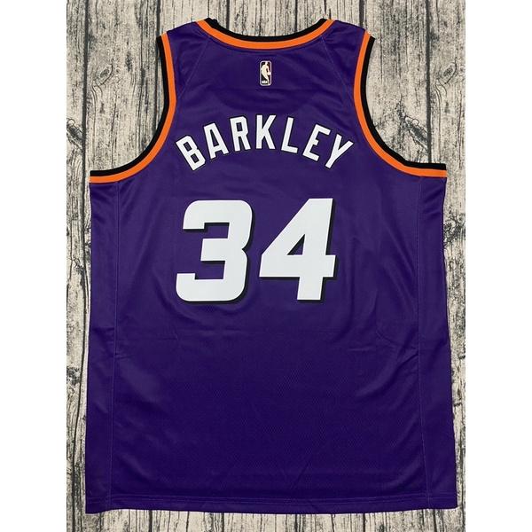 #34 Barkley 太陽 復古 紫 Nike 球衣 CP3 Booker Paul 巴克利 保羅 書僮-細節圖2