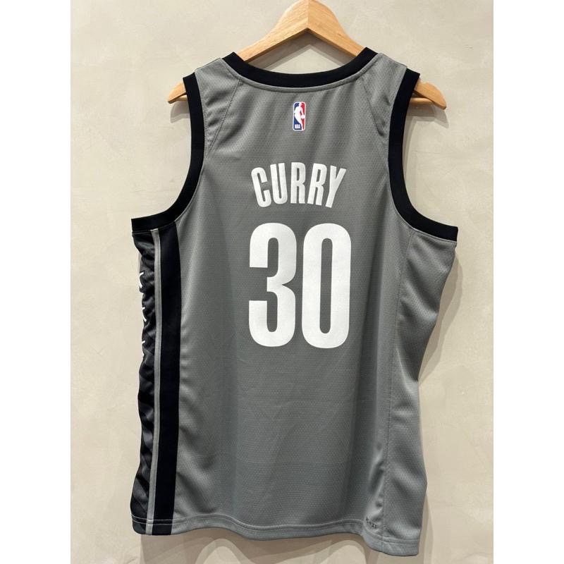 #30 Seth Curry 籃網 Nets 飛人 灰 Jordan Nike 球衣 柯瑞-細節圖2