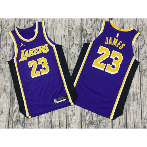 #23 詹皇 Lebron James 湖人 飛人 紫 Lakers Jordan Nike AU 球員版 球衣 小皇帝