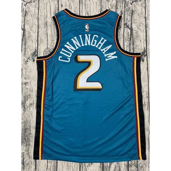 #2 Cade Cunningham 活塞 馬頭 復古 綠 Nike 球衣 Hill-細節圖2