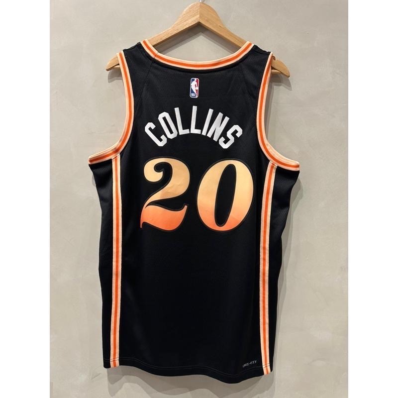 #20 John Collins 老鷹 City 城市黑 Nike 球衣 Young Murray-細節圖2