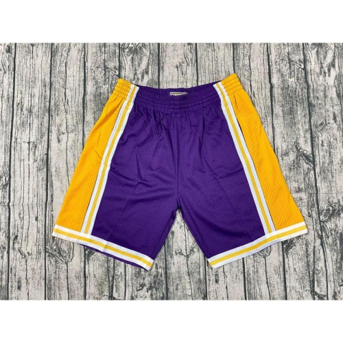 Mitchell &amp; Ness x Lakers 湖人 復古 紫 球褲 James Kobe 詹皇 Lebron