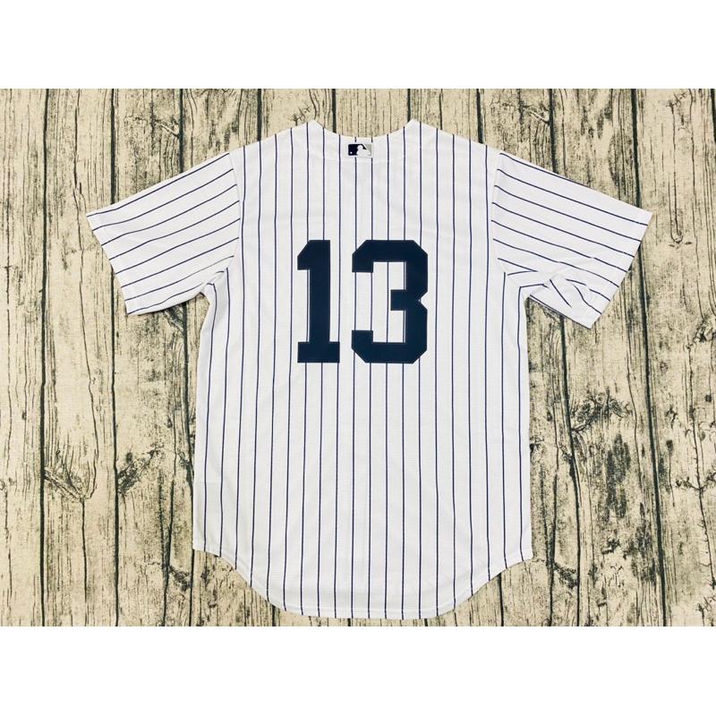 #13 Gallo Yankees 洋基 白條紋 球迷版 Nike 球衣 A-Rod Alex Rodriguez-細節圖2