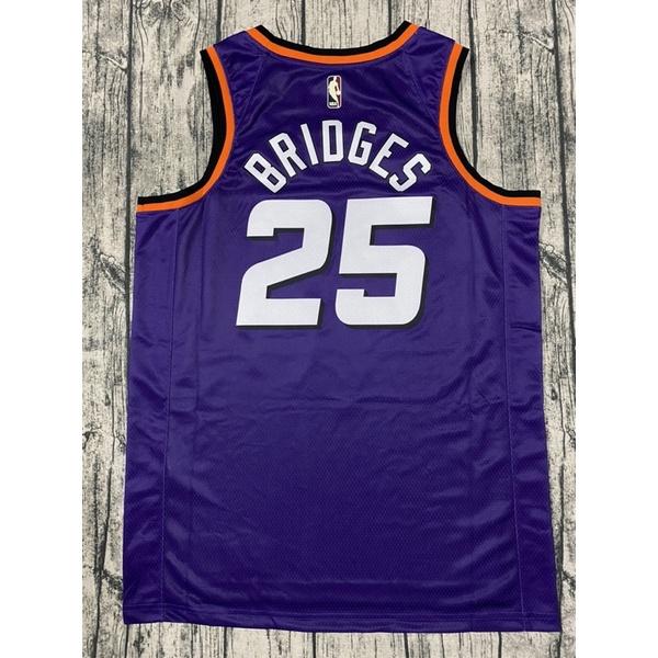 #25 Bridges 太陽 復古 紫 Classic Nike 球衣 CP3 Paul 保羅 Booker-細節圖2