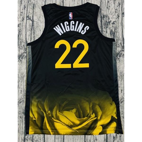 #22 Wiggins 22-23 勇士 City  城市 黑 Nike 球衣 柯瑞 咖哩 Thompson-細節圖2