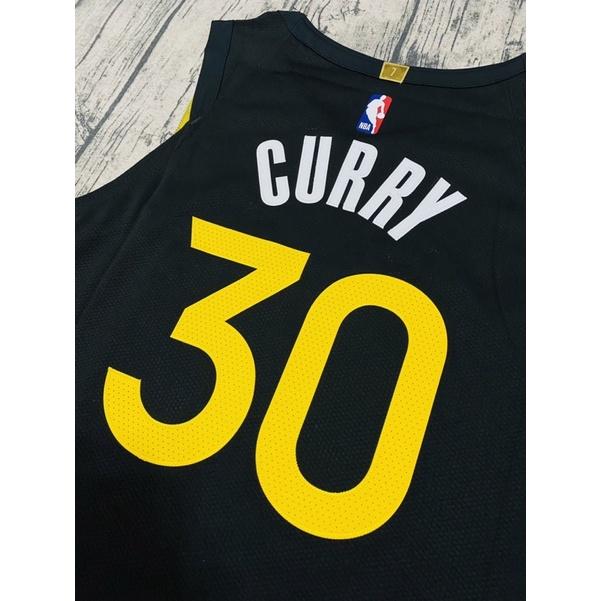 #30 Curry 22-23 勇士 City  城市 黑 Nike 球員版 AU 球衣 柯瑞 咖哩 Thompson-細節圖4