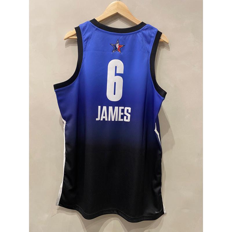 #6 Lebron James 2023 明星賽 ASG Jordan 藍 球衣 KIA 贊助標 詹皇 詹姆斯 湖人-細節圖2