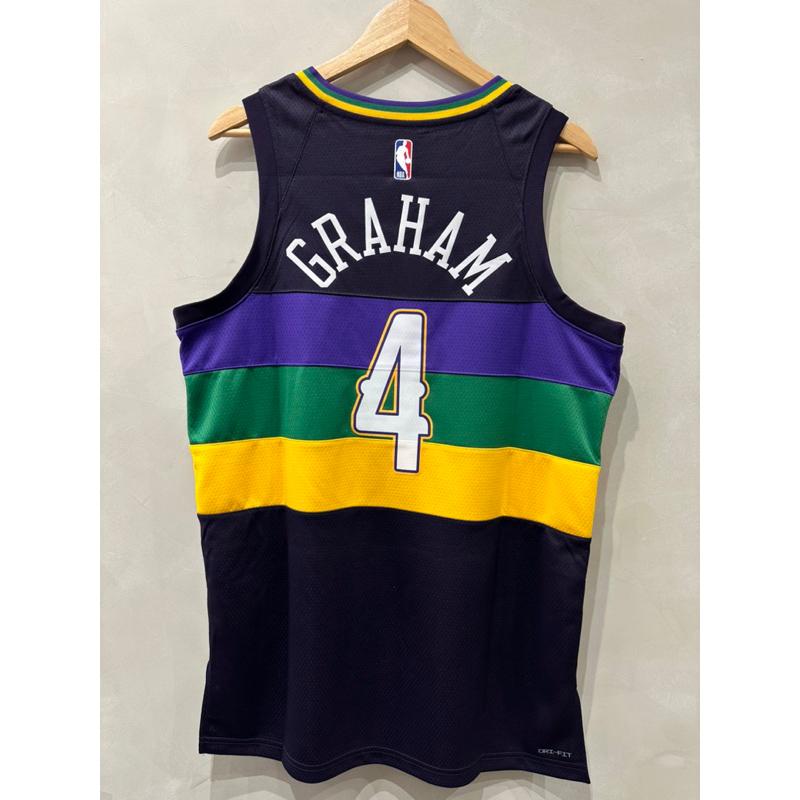 #4 Granham 鵜鶘 Pelicans 城市 黑 City Edition Nike 球衣 Williamson-細節圖2