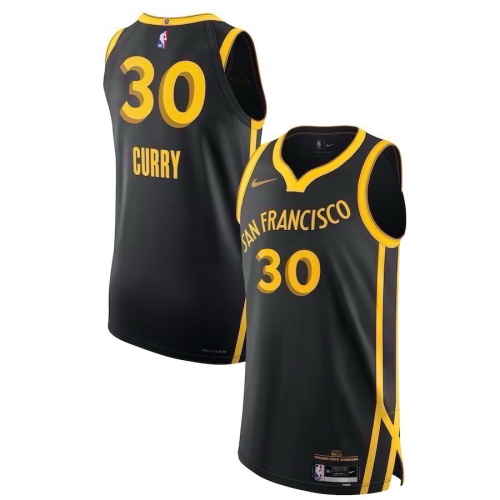 #30 Curry 勇士 23-24 Authentic 城市 City Edition 球員版 AU 球衣