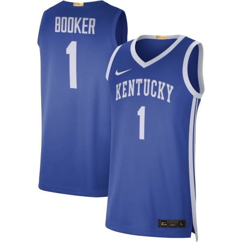 #1 Devin Booker Kentucky Wildcats Nike Limited Basketball