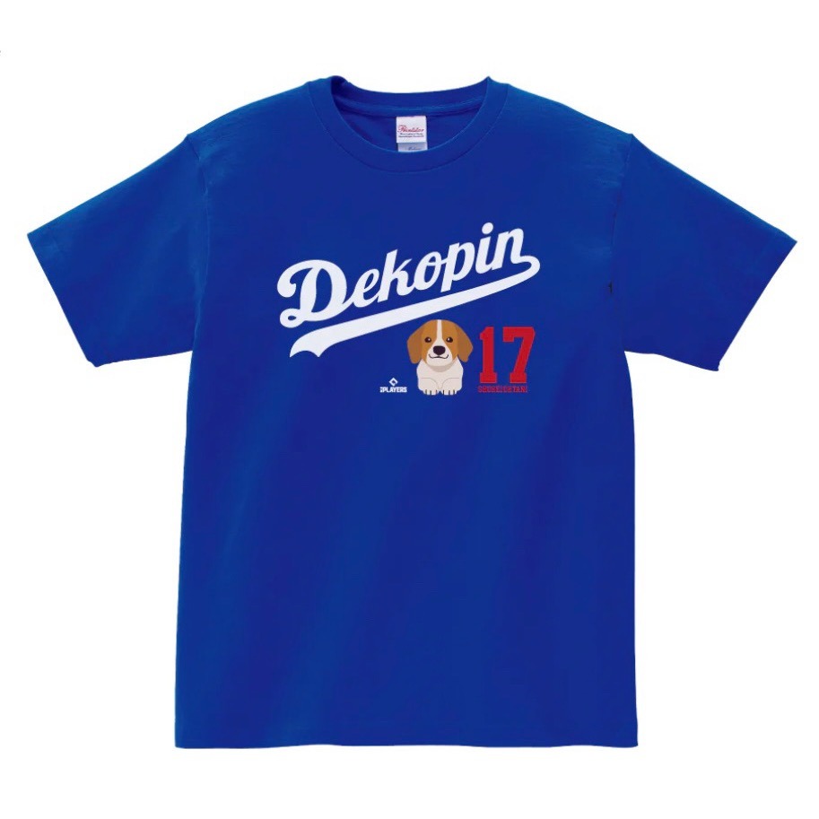 SHOHEI OHTANI「Dekopin Logo」藍T恤（日本限定） - Smith 球衣世界