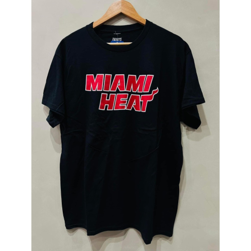 Miami Heat 熱火 Logo 短T（黑）