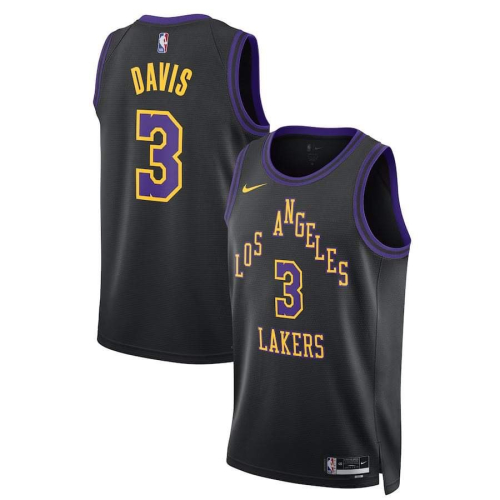 Anthony Davis Los Angeles Lakers Nike City Jersey M