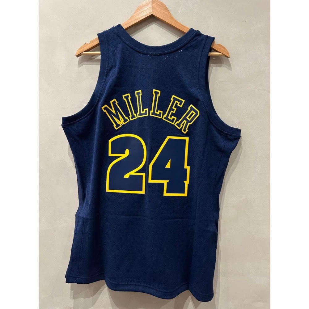 #24 Miller 金塊 聖誕藍 M&N SW 球衣-細節圖2