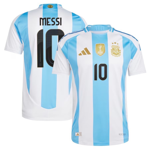 #10 Lionel Messi Argentina 阿根廷 主場白 球員版 AU 球衣