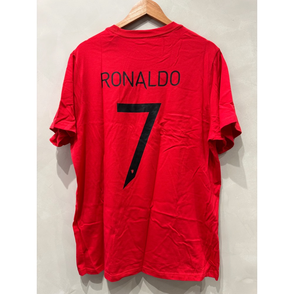 #7 Ronaldo 曼聯紅 Adidas 背號短袖-細節圖2