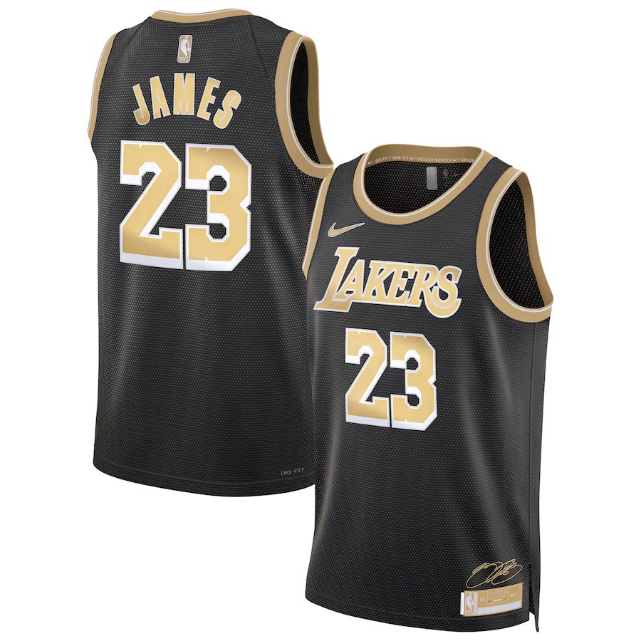 #23 LeBron James Los Angeles Lakers Nike Select Serie