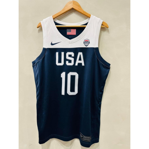 #10 Kobe Bryant 2019 世界盃 USA 美國隊 客場藍 Nike SW 球衣