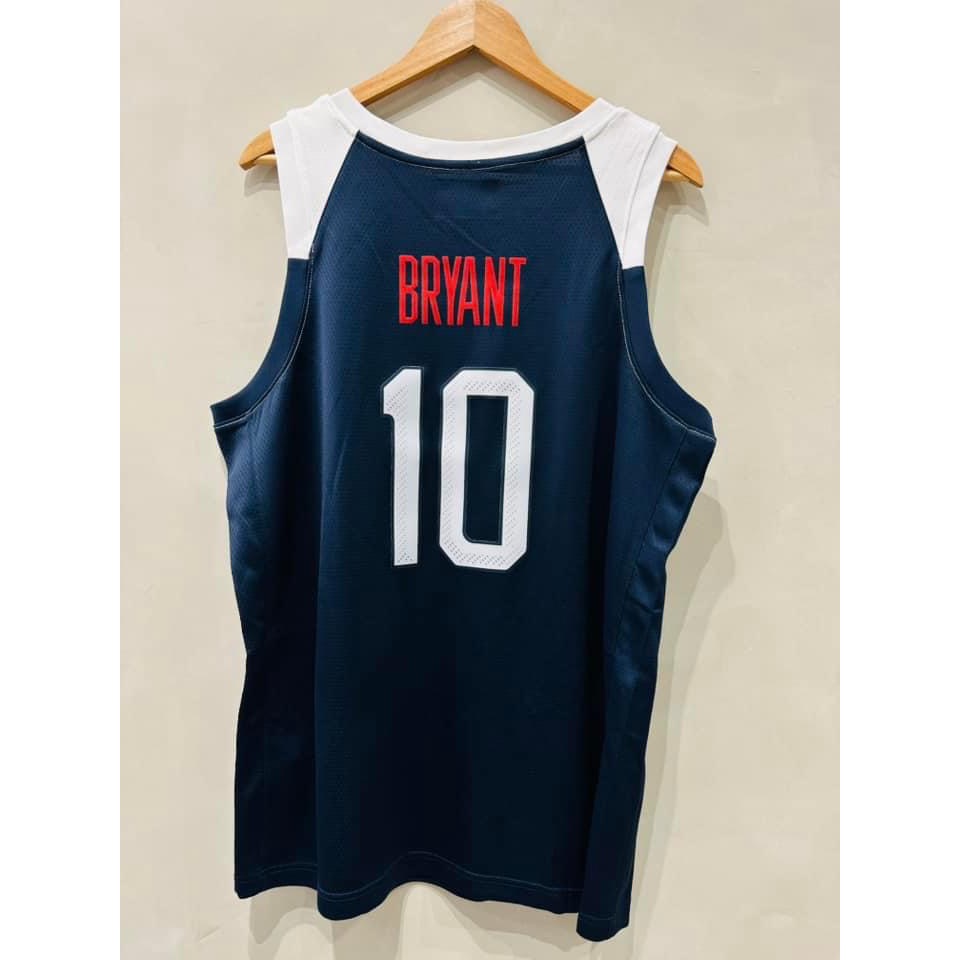 #10 Kobe Bryant 2019 世界盃 USA 美國隊 客場藍 Nike SW 球衣-細節圖2