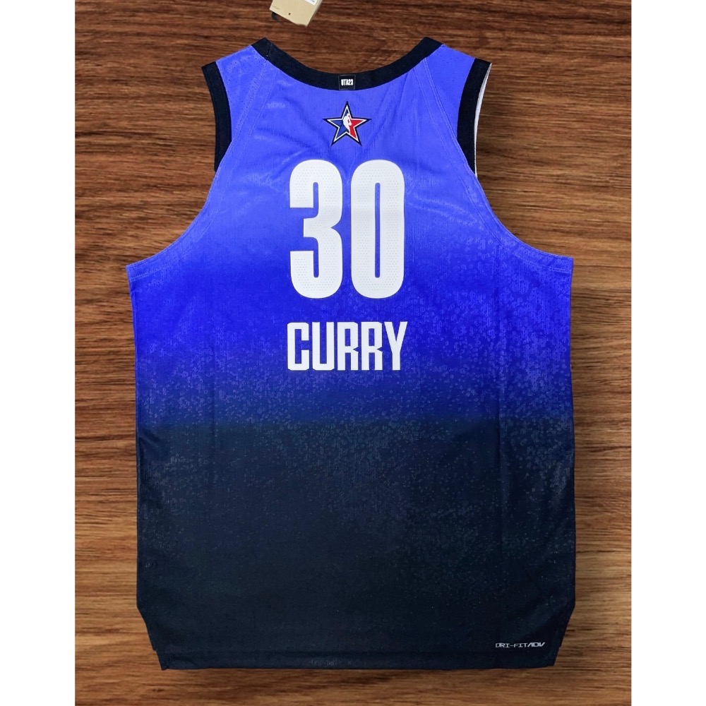 #30 Curry 2023 明星賽 東區藍 Jordan 球員版 AU 球衣