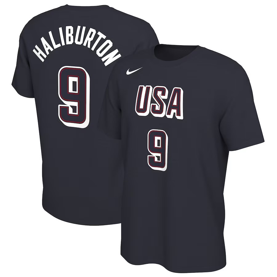 Nike x 2024 巴黎奧運 Team USA 美國隊 球員背號 T恤 James Curry Durant-細節圖9