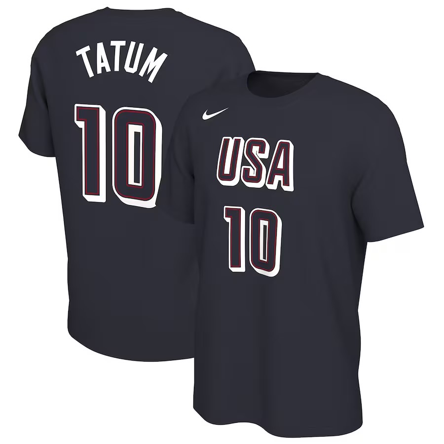 Nike x 2024 巴黎奧運 Team USA 美國隊 球員背號 T恤 James Curry Durant-細節圖10
