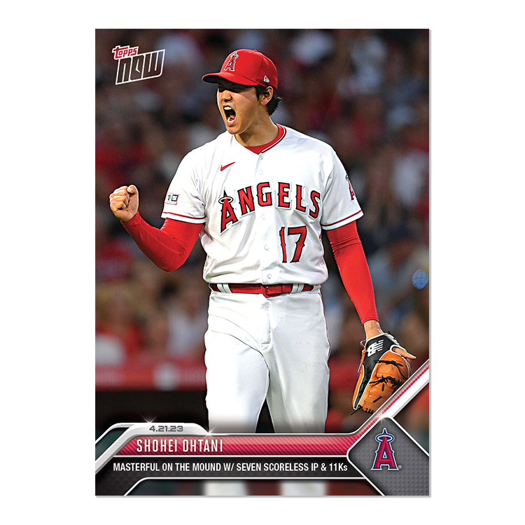 Topps Now x 大谷翔平 OHTANI 天使時期 球員卡-規格圖1