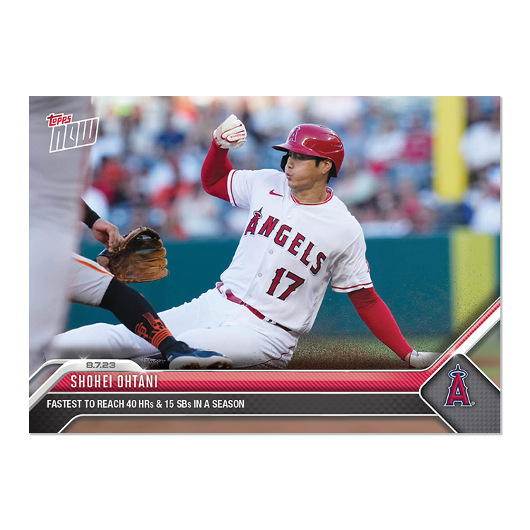 Topps Now x 大谷翔平 OHTANI 天使時期 球員卡-規格圖1