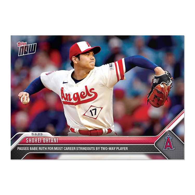 Topps Now x 大谷翔平 OHTANI 天使時期 球員卡-規格圖1