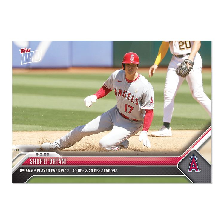 Topps Now x 大谷翔平 OHTANI 天使時期 球員卡-規格圖1