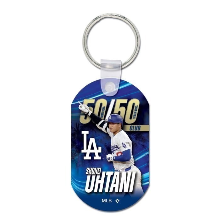 Wincraft x 大谷翔平 OHTANI 道奇冠軍 鑰匙圈 / 證件帶-規格圖1