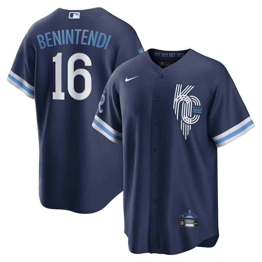 #16 Benintendi 城市藍 L
