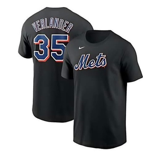 #35 Verlander 大都會 黑短T M