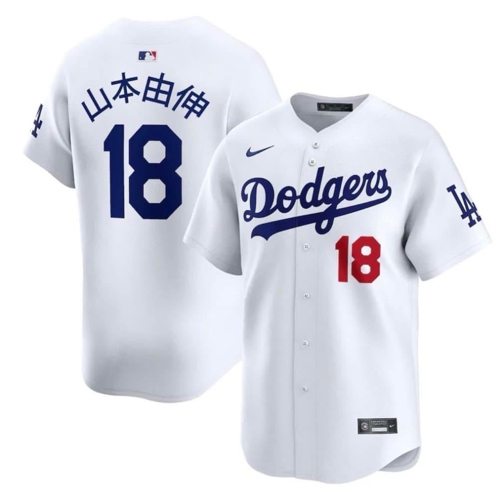 #18 山本由伸 Yamamoto 道奇 漢字白 / 世界大賽灰 / 藍 球衣 / Topps 球員卡 下單區-規格圖1