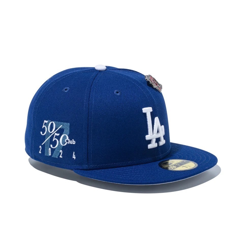 日本限定！New Era x 大谷翔平 OHTANI 道奇 2024 50轟 / 50盜 紀念帽-規格圖6