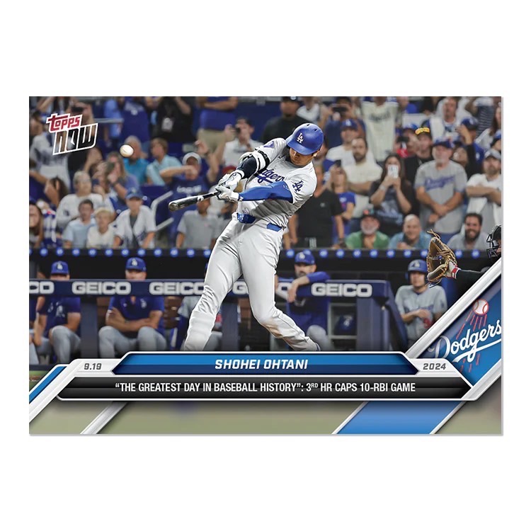 Topps Now x 大谷翔平 OHTANI 道奇系列 紀念卡-規格圖1