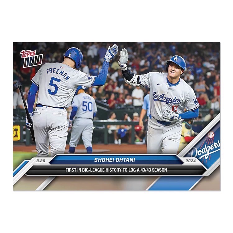 Topps Now x 大谷翔平 OHTANI 道奇系列 紀念卡-規格圖1