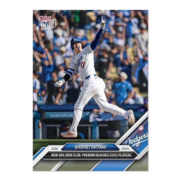 Topps Now x 大谷翔平 OHTANI 道奇系列 紀念卡-規格圖1