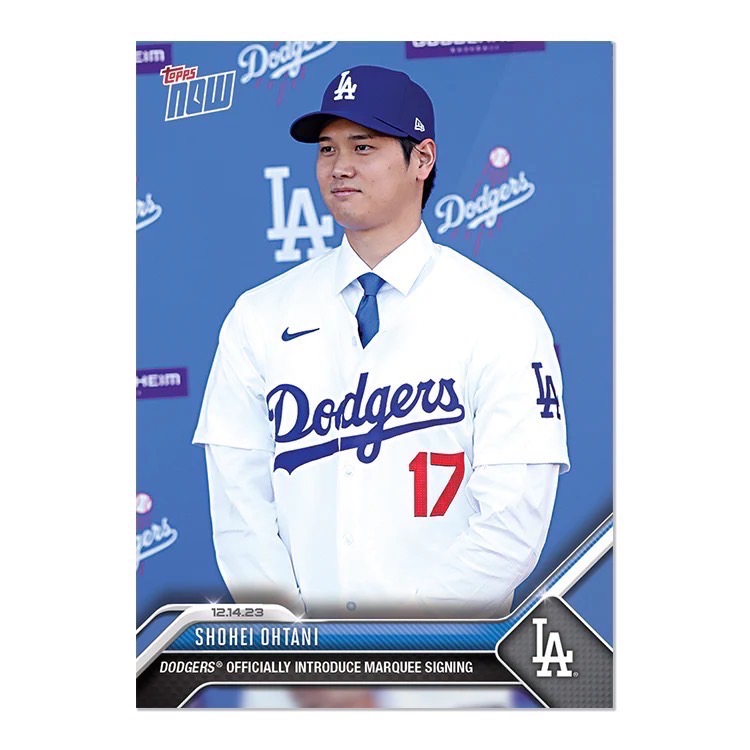 Topps Now x 大谷翔平 OHTANI 道奇系列 紀念卡-規格圖1