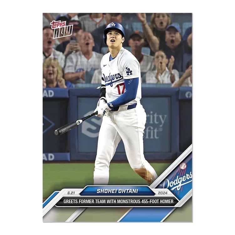 Topps Now x 大谷翔平 OHTANI 道奇系列 紀念卡-規格圖1