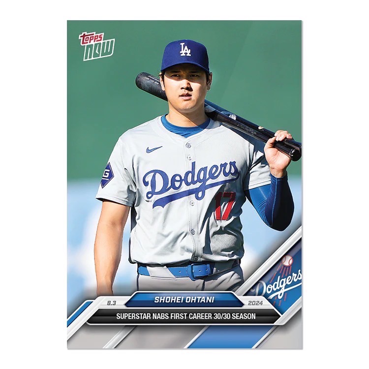 Topps Now x 大谷翔平 OHTANI 道奇系列 紀念卡-規格圖1