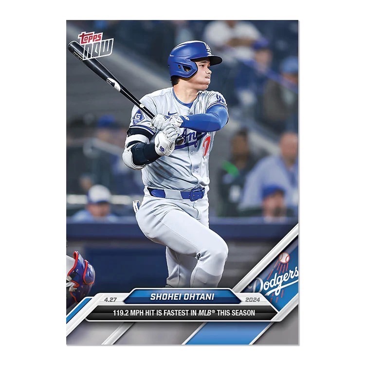 Topps Now x 大谷翔平 OHTANI 道奇系列 紀念卡-規格圖1